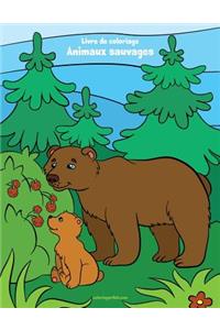 Livre de coloriage Animaux sauvages 1, 2 & 3