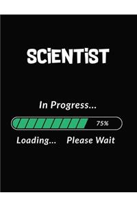 Scientist in Progress Loading Please Wait
