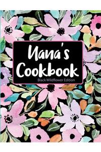 Nana's Cookbook Black Wildflower Edition