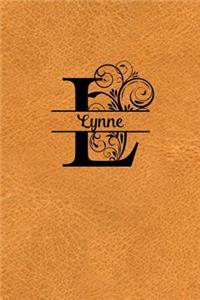 Split Letter Personalized Name Journal - Lynne