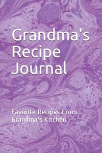Grandma's Recipe Journal