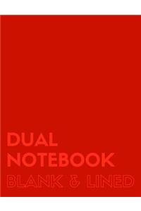Dual Notebook Blank & Lined