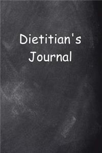 Dietitian's Journal Chalkboard Design