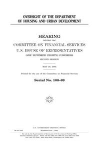 Oversight of the Department of Housing and Urban Development