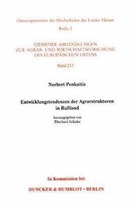 Entwicklungstendenzen Der Agrarstrukturen in Russland