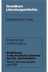 Einführung in Die Deutsche Literatur Des 20. Jahrhunderts