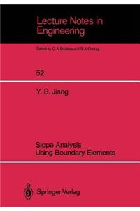 Slope Analysis Using Boundary Elements