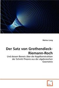 Satz von Grothendieck-Riemann-Roch