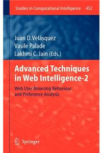 Advanced Techniques in Web Intelligence-2