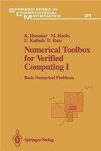 Numerical Toolbox for Verified Computing I