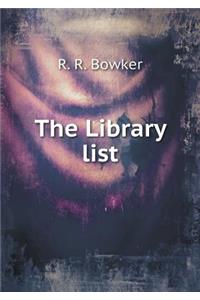 The Library list