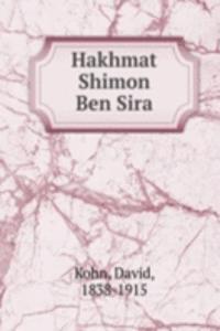 Hakhmat Shimon Ben Sira