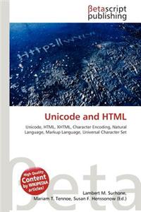 Unicode and HTML