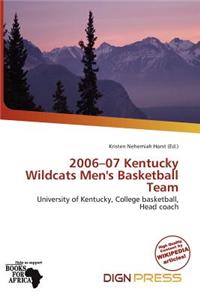 2006-07 Kentucky Wildcats Men's Basketball Team