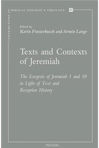Texts and Contexts of Jeremiah