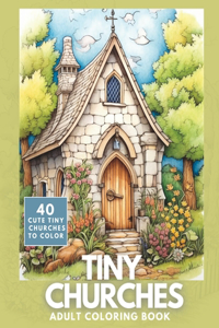 Tiny Churches Coloring Book