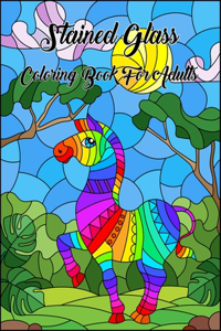 Stained Glass Coloring Book For Adults