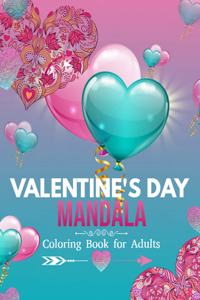 Valentine's Day Mandala Coloring Book