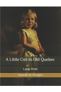 A Little Girl In Old Quebec