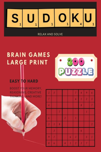 300 Sudoku Puzzle Relax and Solve