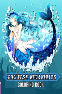 Fantasy Mermaids Coloring book