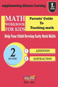 Math workbook for kids; Addition and Subtraction