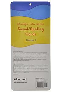 Storytown: Strategic Intervention Sound and Spelling Cards Grade 1