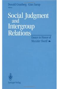 Social Judgment and Intergroup Relations