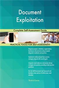 Document Exploitation Complete Self-Assessment Guide