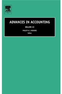 Advances in Accounting, 23