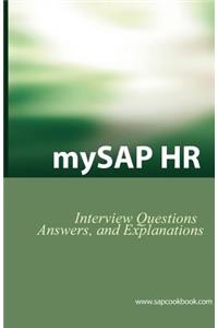 Mysap HR Interview Questions, Answers, and Explanations