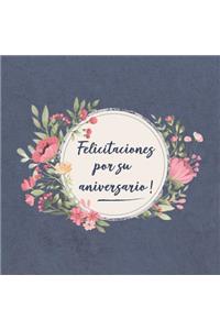 Felicitaciones por su aniversario!
