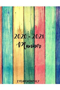 2 Year Monthly Planner 2020-2021