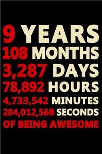 9 Years Of Being Awesome