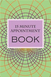 15 Minute Appointment Book