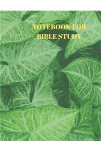Notebook for Bible Study