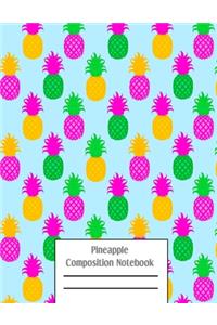 Pineapple Composition Notebook