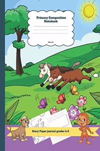 Primary Composition Notebook Story Paper Journal Grades K-2