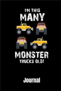 I'm This Many Monster Trucks Old
