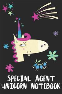 Special Agent Unicorn Notebook
