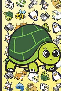 Turtle Animal Party Notebook