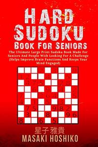 Hard Sudoku Book For Seniors