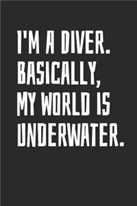 I'm A Diver. Basically, My World is Underwater