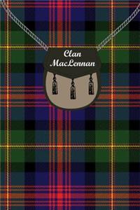 Clan MacLennan Tartan Journal/Notebook