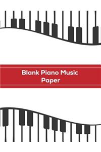 Blank Piano Music Paper