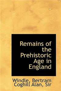 Remains of the Prehistoric Age in England