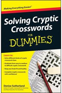 Solving Cryptic Crosswords for