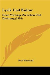 Lyrik Und Kultur