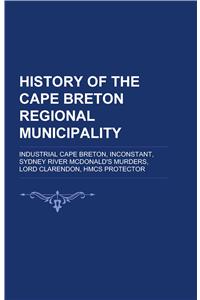 History of the Cape Breton Regional Municipality