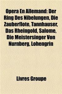 Opera En Allemand